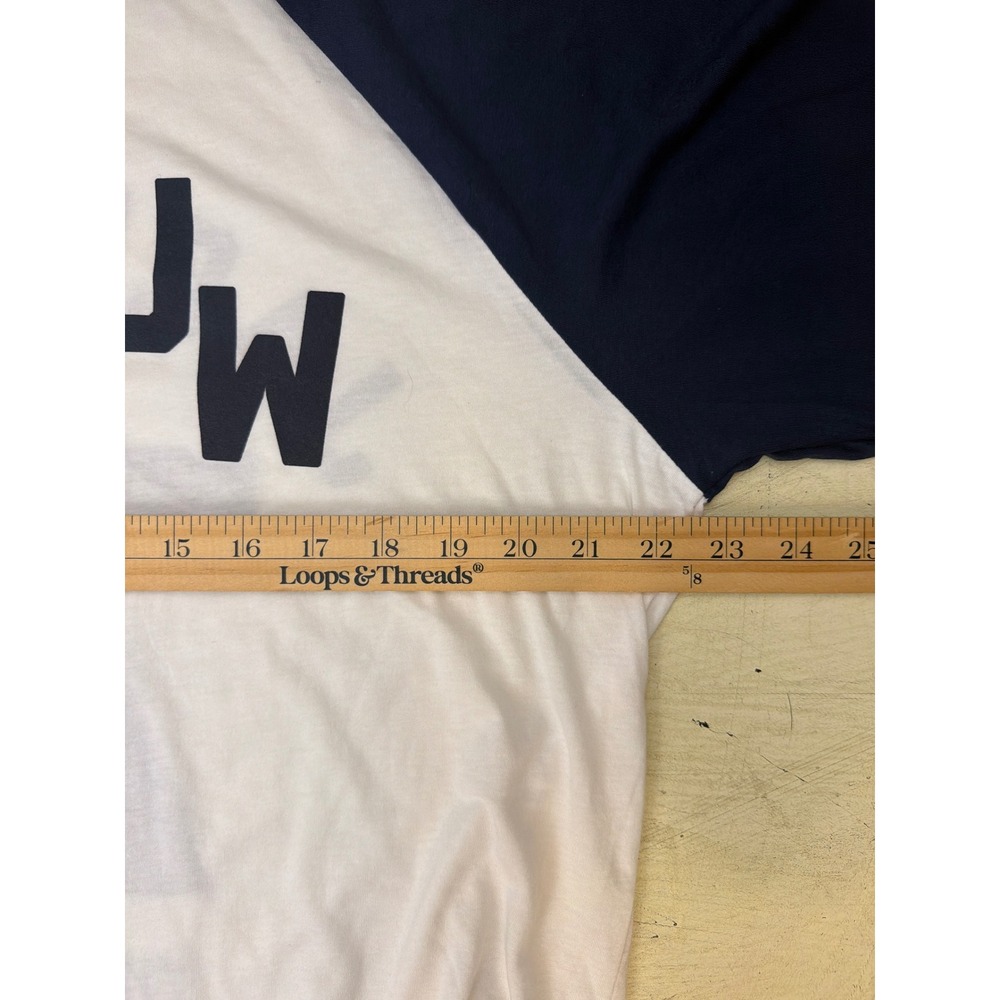 Jack White Baseball XL Tee Detroit Michigan 75 Shirt HTF A Tour Rare Band Music - Picture 6 of 6